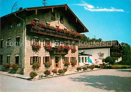 AK / Ansichtskarte Brannenburg Hotel Gasthof Zur Post Kat. Brannenburg