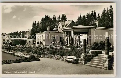 AK / Ansichtskarte Villingen Schwenningen Kurpark Kat. Villingen Schwenningen