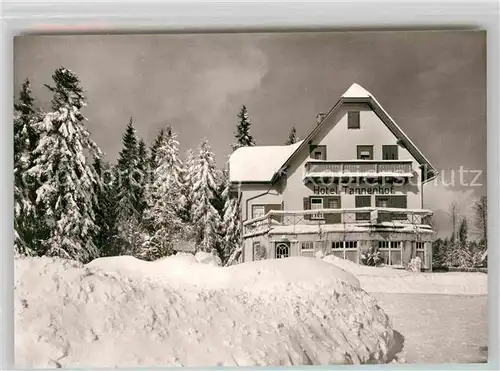 AK / Ansichtskarte Zwieselberg Freudenstadt Hotel Tannenhof Kat. Freudenstadt