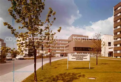 AK / Ansichtskarte Karlsruhe Baden St Vincentius Krankenhaus