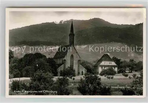 AK / Ansichtskarte Weingarten Offenburg Kirche Kat. Offenburg