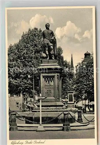 AK / Ansichtskarte Offenburg Franzis Drake Denkmal Kat. Offenburg