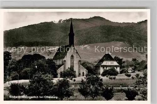 AK / Ansichtskarte Weingarten Offenburg Kirche Kat. Offenburg