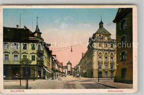 AK / Ansichtskarte Villingen Schwenningen Bickenstrasse mit Bickentor Kat. Villingen Schwenningen