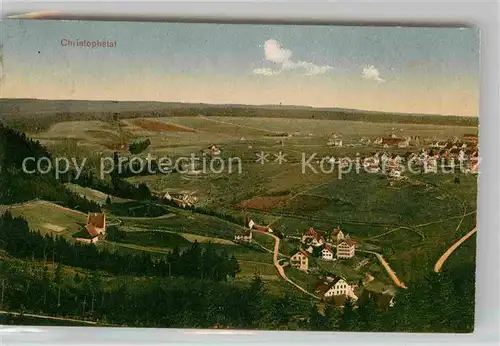 AK / Ansichtskarte Freudenstadt Panorama Christophstal Kat. Freudenstadt