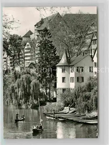 AK / Ansichtskarte Tuebingen Hoelderlinturm Neckar Kat. Tuebingen