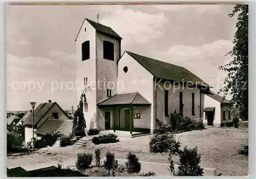 AK / Ansichtskarte Malsch Karlsruhe Evangelische Kirche Kat. Malsch