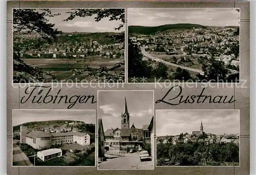 AK / Ansichtskarte Lustnau Panorama Kirche  Kat. Tuebingen