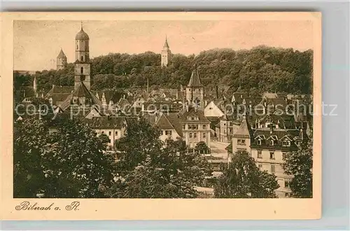 AK / Ansichtskarte Biberach Riss Stadtpfarrkirche Weisser Turm Ulmer Tor Gigelturm  Kat. Biberach an der Riss