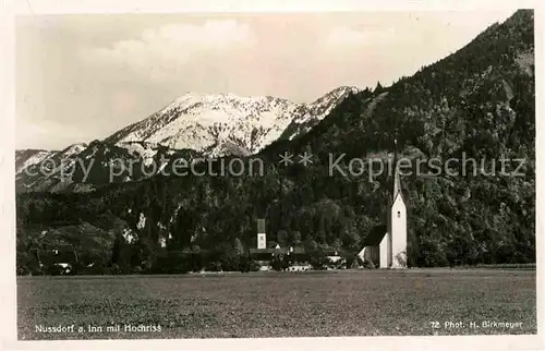 AK / Ansichtskarte Nussdorf Inn Hochriss Kirche Kat. Nussdorf a.Inn