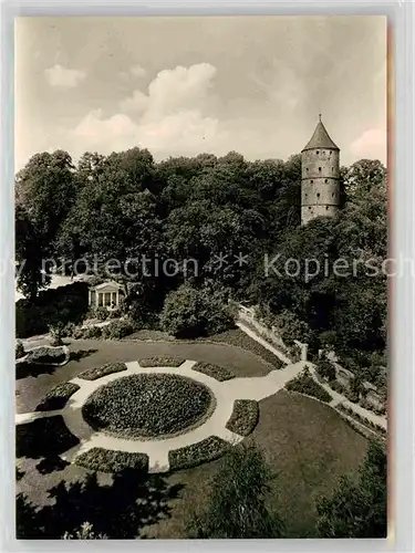 AK / Ansichtskarte Biberach Riss Blumenanlage Gigelberg Kat. Biberach an der Riss