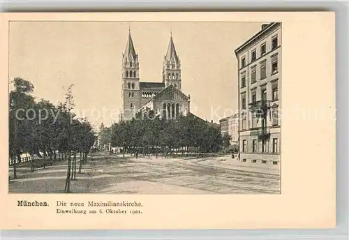 AK / Ansichtskarte Muenchen Maximilianskirche Kat. Muenchen