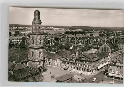 AK / Ansichtskarte Erlangen Hugenottenplatz Reformierte Kirche Kat. Erlangen