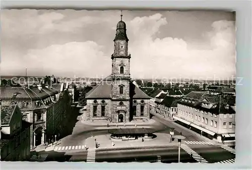 AK / Ansichtskarte Erlangen Hugenottenplatz Reformierte Kirche Kat. Erlangen