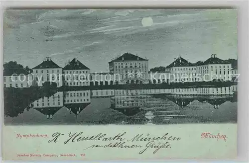 AK / Ansichtskarte Nymphenburg Schloss Kat. Muenchen