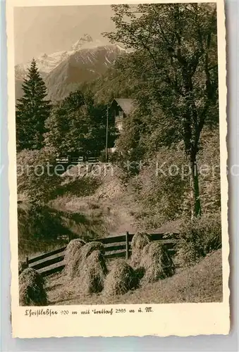 AK / Ansichtskarte Oberstdorf Christlessee mit Trettach Kat. Oberstdorf