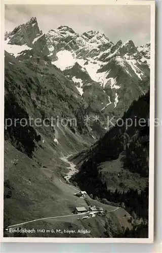 AK / Ansichtskarte Einoedsbach Panorama Kat. Oberstdorf