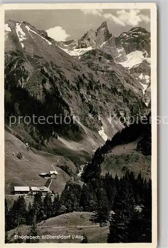 AK / Ansichtskarte Einoedsbach Panorama Kat. Oberstdorf