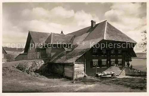 AK / Ansichtskarte Bernau Schwarzwald Geburtshaus von Hans Thoma Kat. Bernau im Schwarzwald