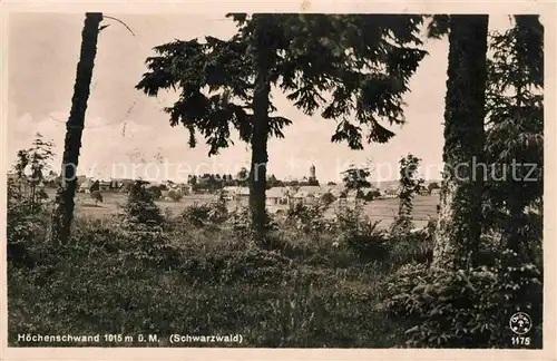 AK / Ansichtskarte Hoechenschwand Teilansicht Kat. Hoechenschwand