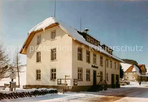 AK / Ansichtskarte Bernau Schwarzwald Rathaus Kat. Bernau im Schwarzwald