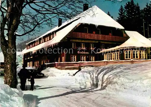 AK / Ansichtskarte Menzenschwand Hotel Hirschen Kat. St. Blasien