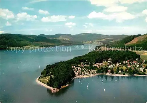 AK / Ansichtskarte Schluchsee Fliegeraufnahme Campingplatz Wolfsgrund Kat. Schluchsee