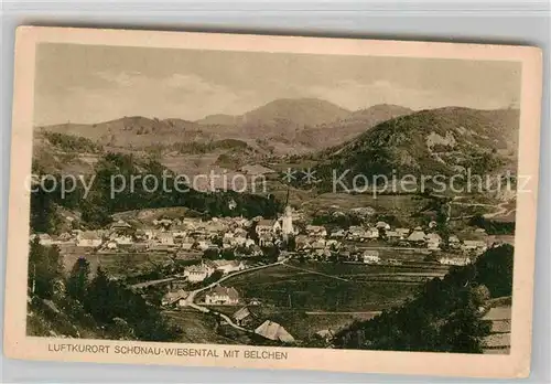 AK / Ansichtskarte Schoenau Schwarzwald Panorama  Kat. Schoenau im Schwarzwald