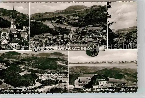 AK / Ansichtskarte Schoenau Schwarzwald Hotel Belchenhaus Belchen Kat. Schoenau im Schwarzwald