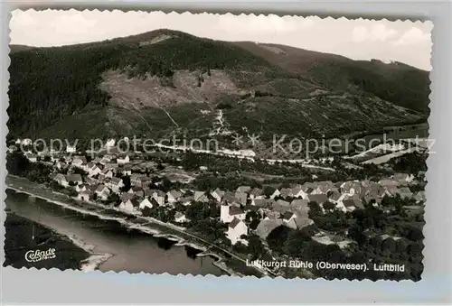 AK / Ansichtskarte Ruehle Oberweser Luftaufnahme Kat. Bodenwerder