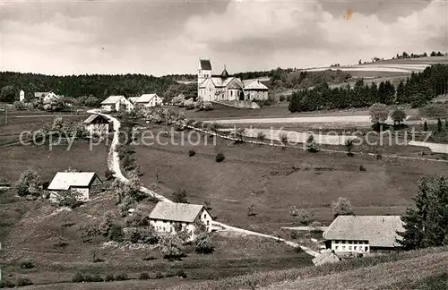 AK / Ansichtskarte Hierbach Dachsberg Gasthof Vogelbacher Hof Kirche