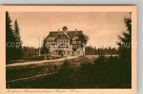 AK / Ansichtskarte Kniebis Freudenstadt Kurhaus Alexanderschanze Kat. Freudenstadt