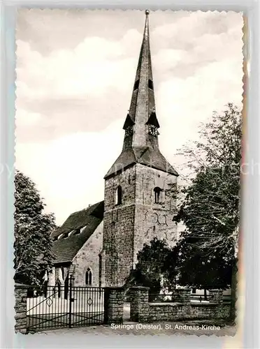 AK / Ansichtskarte Springe Deister St. Andreas Kirche Kat. Springe