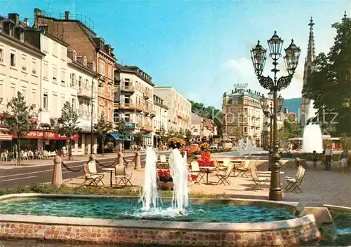 AK / Ansichtskarte Baden Baden Augustaplatz Brunnen Kat. Baden Baden