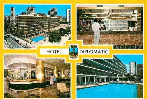 AK / Ansichtskarte Benidorm Hotel Diplomatic Kat. Costa Blanca Spanien