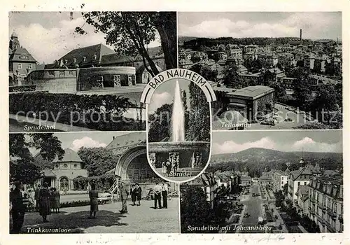 AK / Ansichtskarte Bad Nauheim Sprudelhof Johannisberg Trinkuranlage  Kat. Bad Nauheim