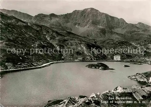 AK / Ansichtskarte San Bernardino GR Lago ed Ospizio Kat. Mesocco