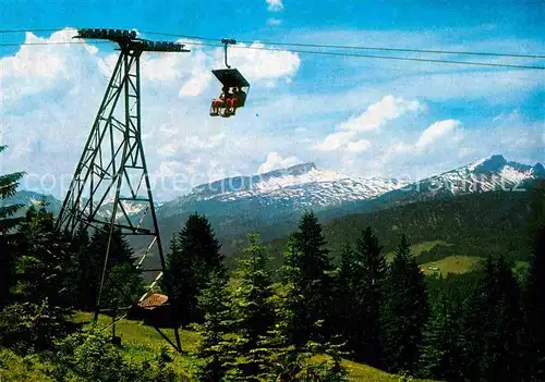 AK / Ansichtskarte Sessellift Soellereck Oberstdorf Hoher Ifen  Kat. Bahnen