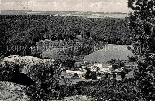 AK / Ansichtskarte Echternach Petite Suisse Luxembourgeoise Panorama vu des Roitzbachschluef Kat. Luxemburg