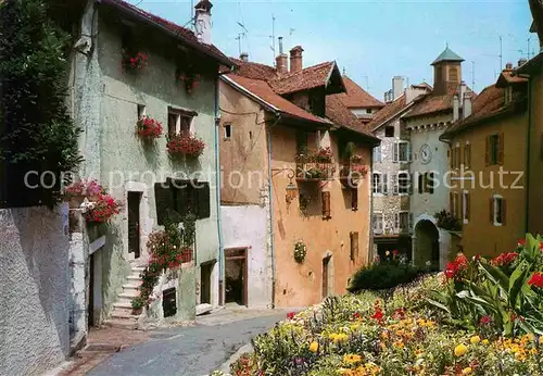 AK / Ansichtskarte Annecy le Vieux Quais fleuris de ses vieilles demeures et depuis dans mon coeur Kat. Annecy le Vieux