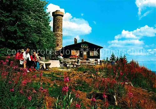 AK / Ansichtskarte Herzberg Harz Berggaststaette Grosser Knollen Aussichtsturm Kat. Herzberg am Harz