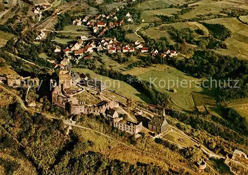 AK / Ansichtskarte Kusel Burg Lichtenberg Deutschlands groesste Burgruine Burggaststaette Fliegeraufnahme Kat. Kusel