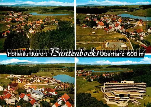 AK / Ansichtskarte Buntenbock Hoehenluftkurort Kurhaus See Fliegeraufnahme Kat. Clausthal Zellerfeld