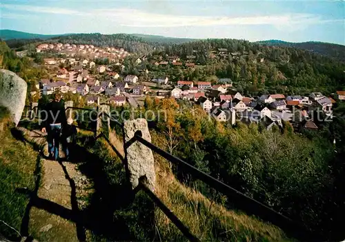 AK / Ansichtskarte Flossenbuerg Panorama Blick von der Ruine Kat. Flossenbuerg