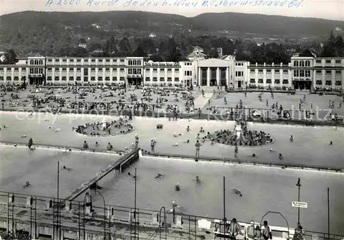 AK / Ansichtskarte Baden Wien Thermalstrandbad Kat. Baden