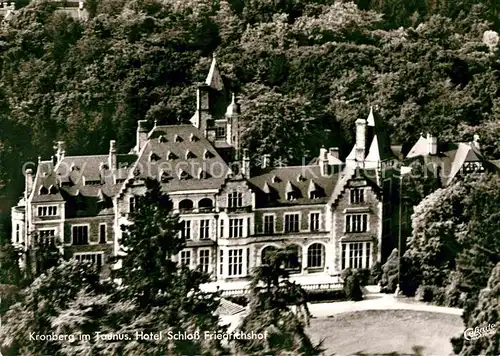 AK / Ansichtskarte Kronberg Taunus Hotel Schloss Friedrichshof Kat. Kronberg im Taunus