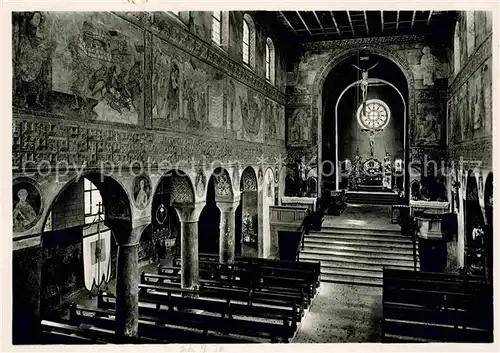 AK / Ansichtskarte Oberzell Reichenau Stifts Kirche innen Kat. Reichenau Bodensee