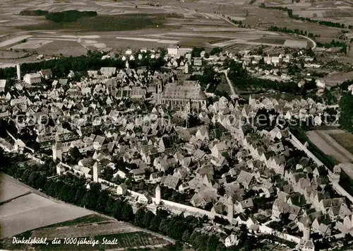 AK / Ansichtskarte Dinkelsbuehl 1000jaehrige Stadt Fliegeraufnahme Kat. Dinkelsbuehl