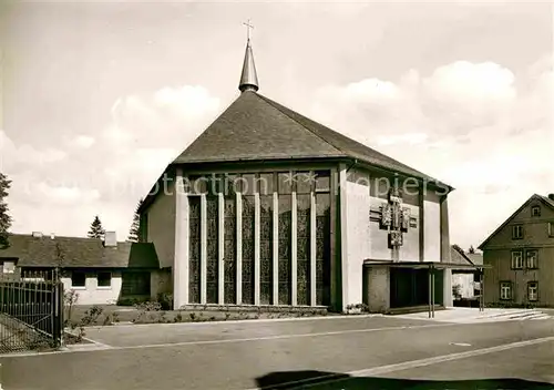 AK / Ansichtskarte Clausthal Zellerfeld Katholische Kirche Kat. Clausthal Zellerfeld