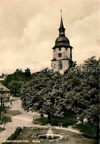 AK / Ansichtskarte Friedrichroda Kirche Kat. Friedrichroda